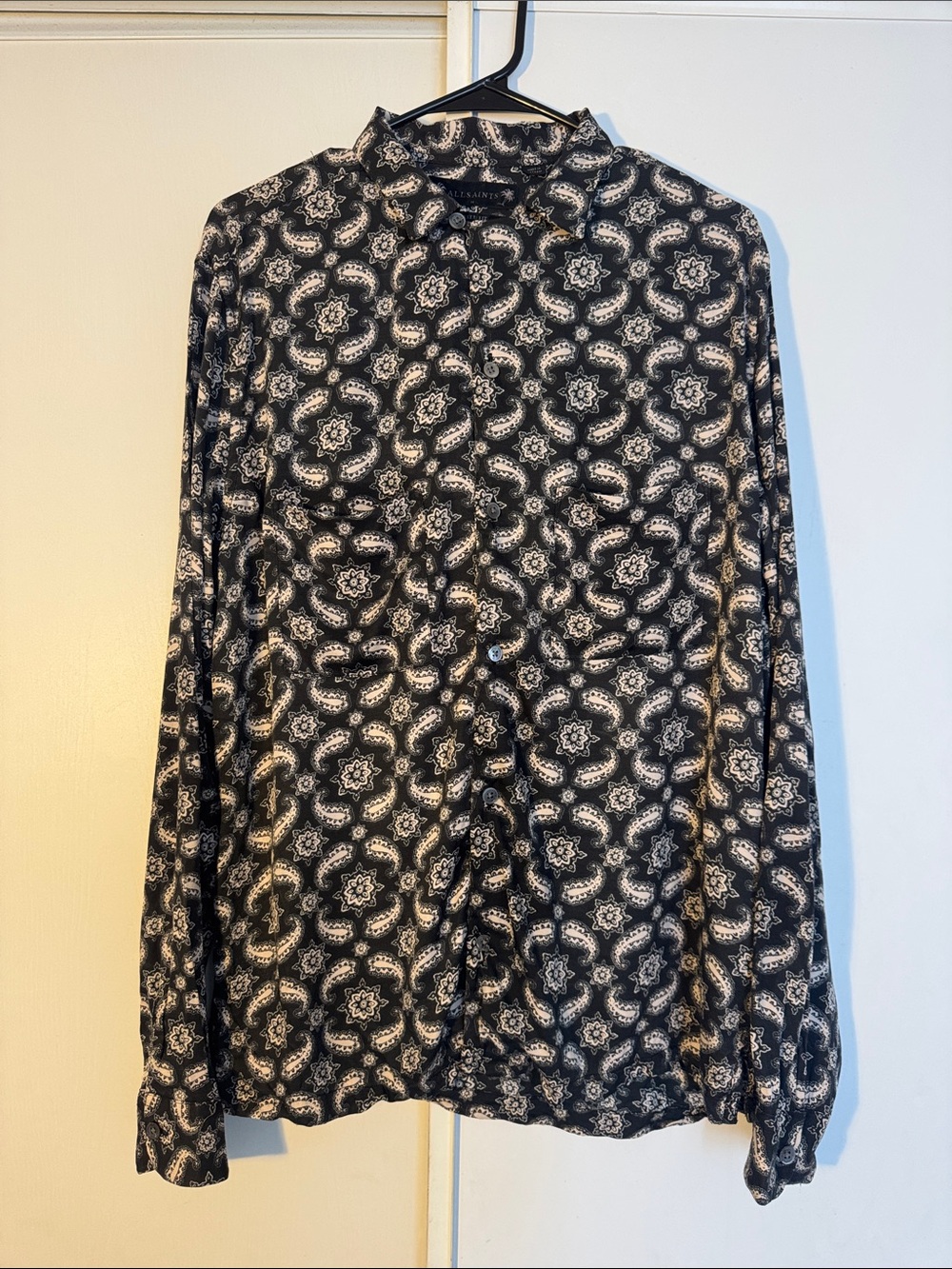 All Saints Men’s Mitte LS Shirt